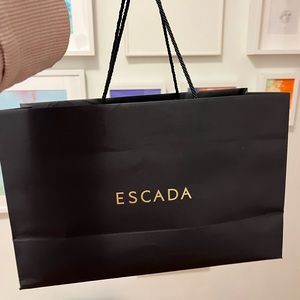 Authentic ESCADA shopping bag